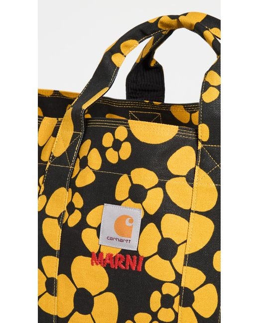 MARNI × CARHARTT Tote Bag Marni X Carhartt Wip Tote Bag in Yellow