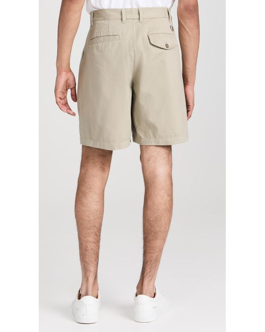 Fred Perry Natural Wide Leg Woven Shorts for men