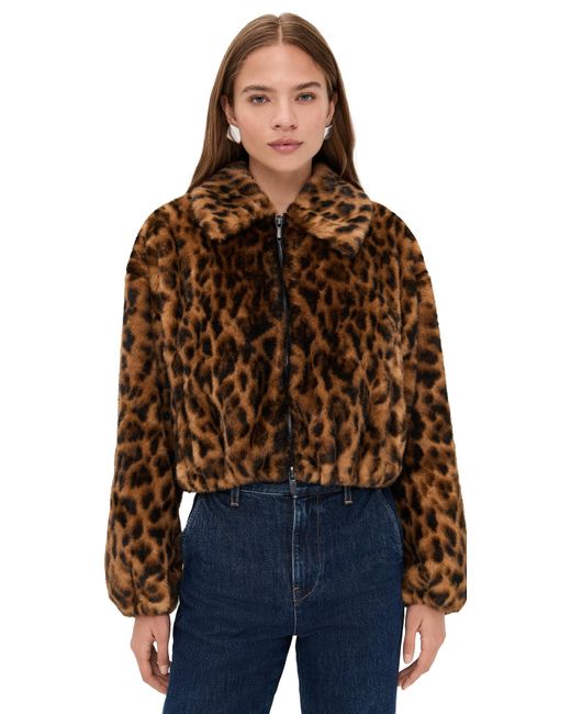 A.L.C. Black A. L.C. Esme Faux Fur Jacket