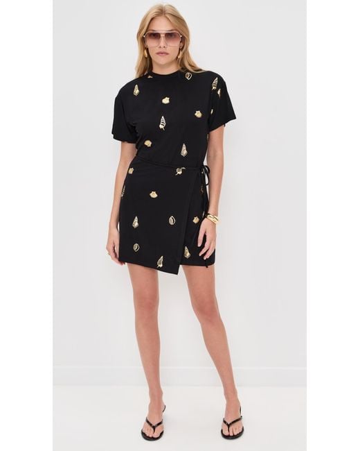 Never Fully Dressed Black Shell Mini Leia Dress