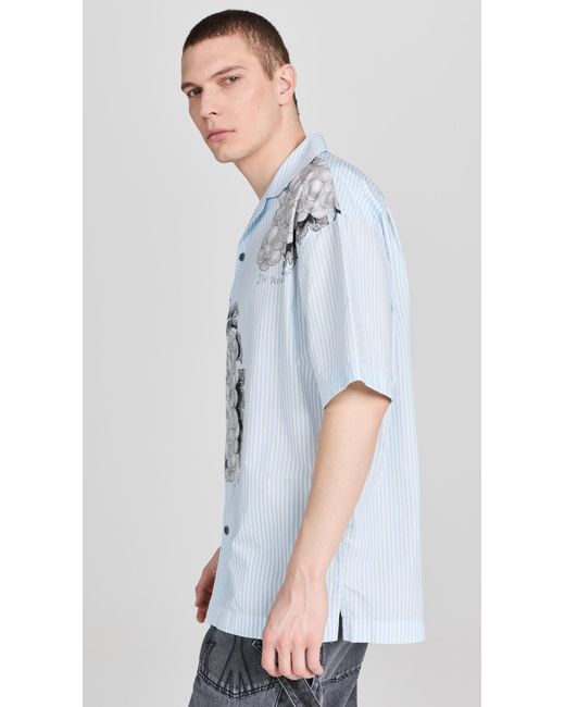 J.W. Anderson White Boxy Fit Short Sleeve Shirt for men