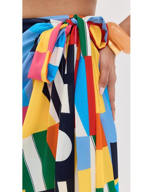 Staud Multicolor Angelica Skirt