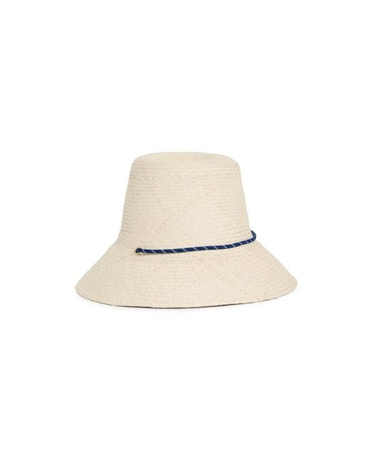 Clare V. White Romy Straw Hat