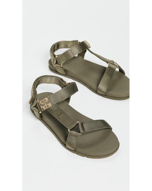Tory Burch Green Mellow Trail Sandals