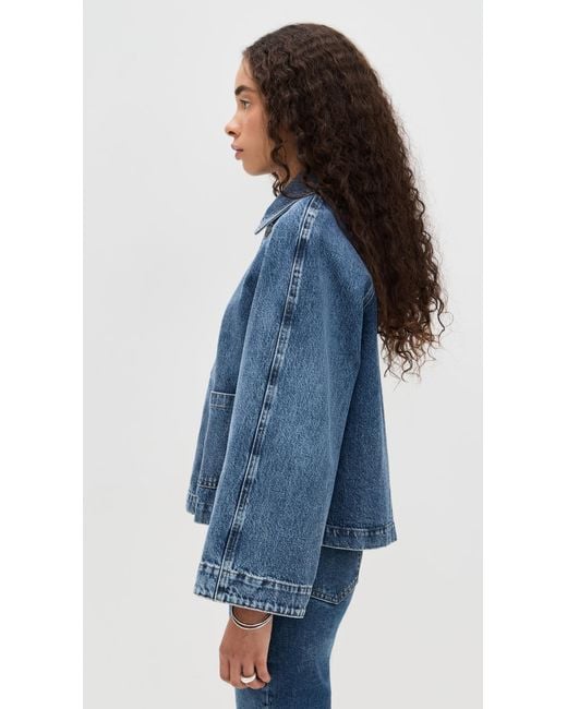FRAME Blue The Swing Jacket