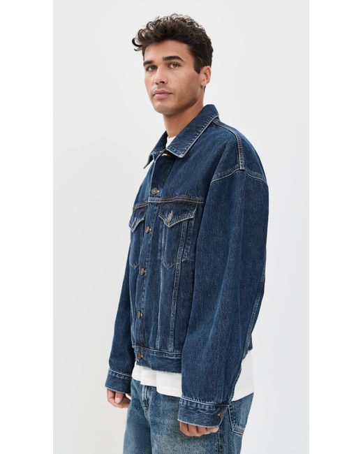 Agolde Blue Stefano Jean Jacket for men
