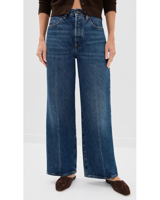 FRAME Blue The Pixie Petite Collegiate Jeans