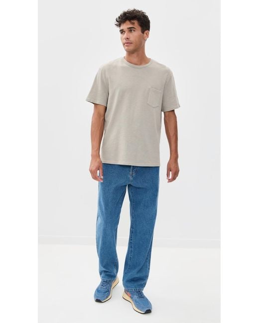 Marine Layer Multicolor Relaxed Heavy Slub Pocket Tee for men