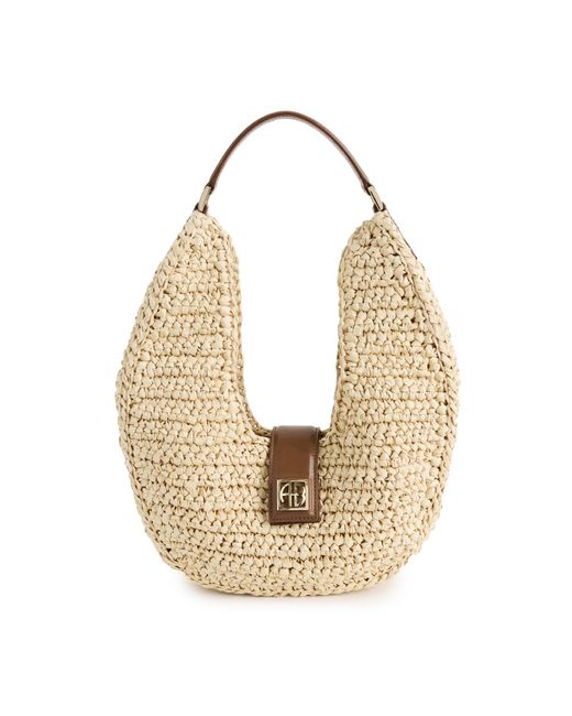 Anine Bing White Lou Bag Monogram