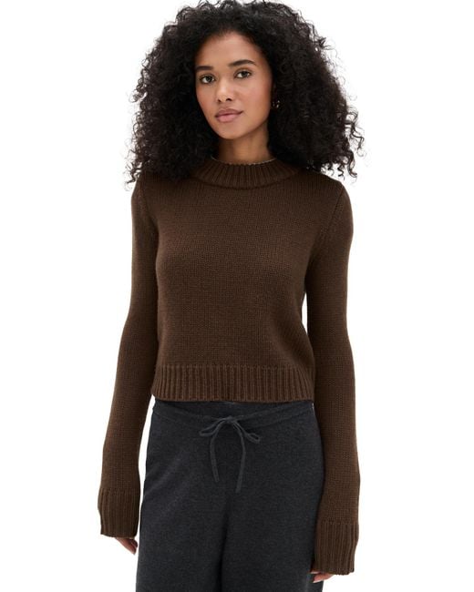 La Ligne Black Solid Mini Marin Sweater