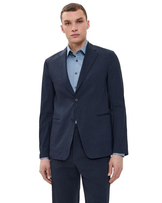 Theory Good Crunch Linen Clinton Blazer in Blue for Men | Lyst