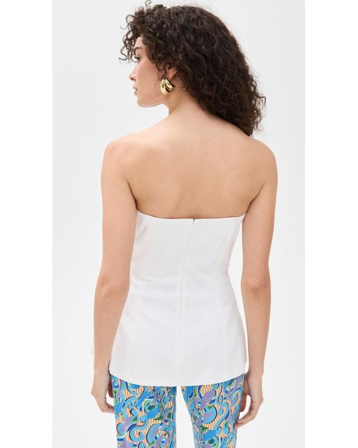De Loreta White Corozo Top
