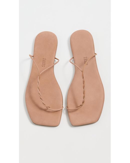 TKEES Black Simone Sandals