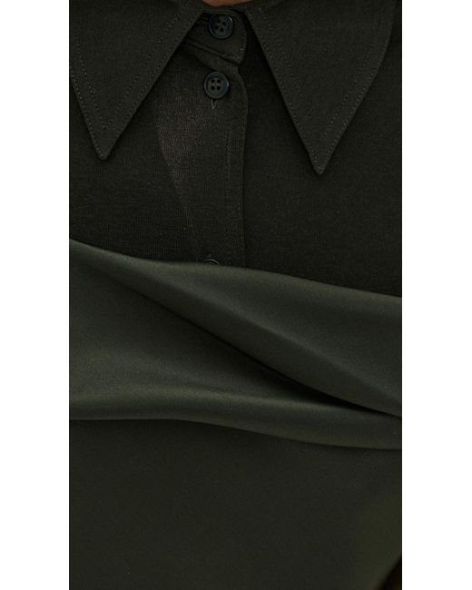 Nanushka Black Heceta Dress