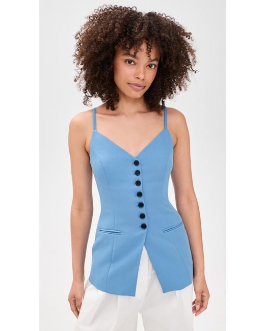 ALIGNE Blue Manhattan Top