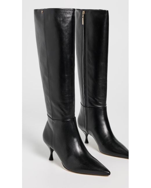 Larroude Black Georgia Boots