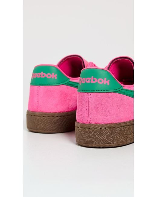 Reebok Pink Club C Grounds Uk Sneakers
