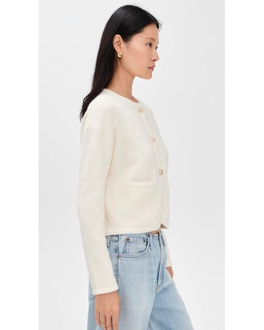 Splendid White X Cella Jane Button Up Cardigan