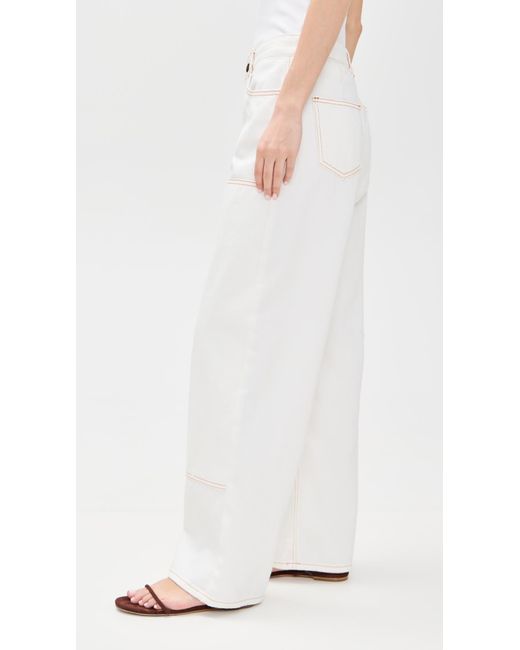 Lioness White Anchor Jeans