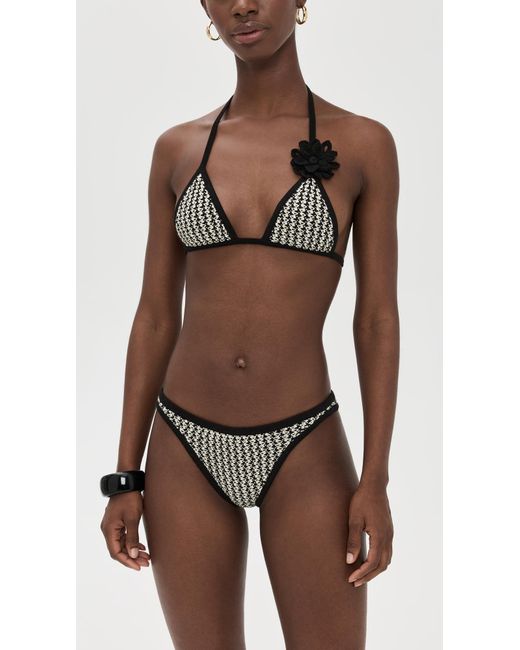 Devon Windsor Black Nash Bikini Top