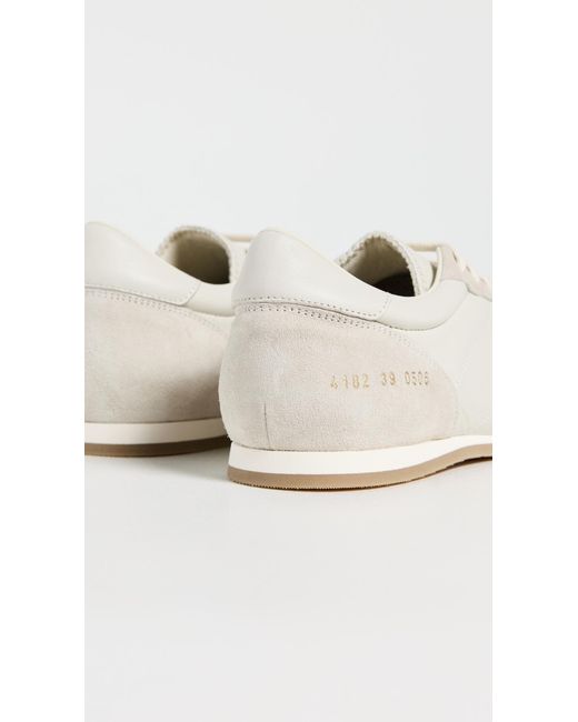 Common Projects White Minimal Runner Sneakers