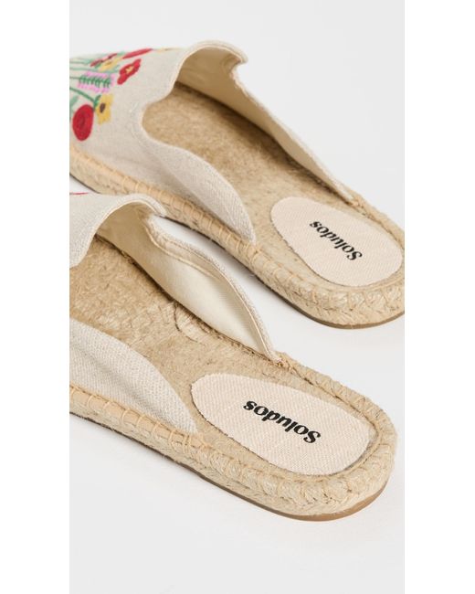 Soludos Black The Smoking Mule Espadrilles