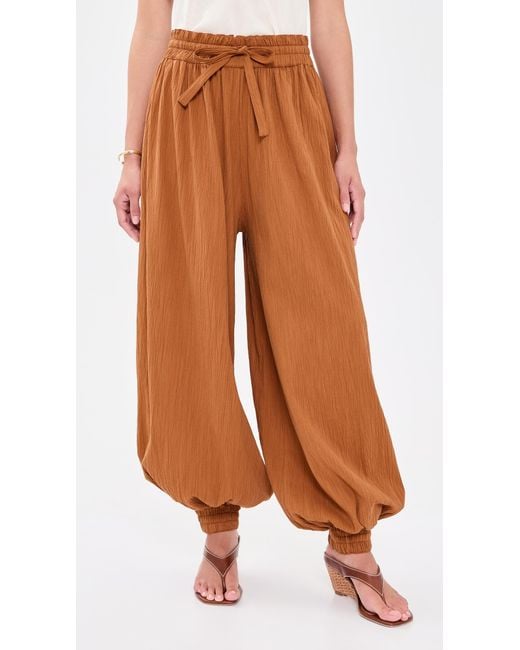 Rodebjer Orange Ramia Pants