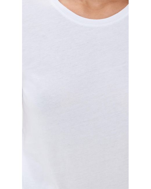 Another Tomorrow White Crew Neck Tee