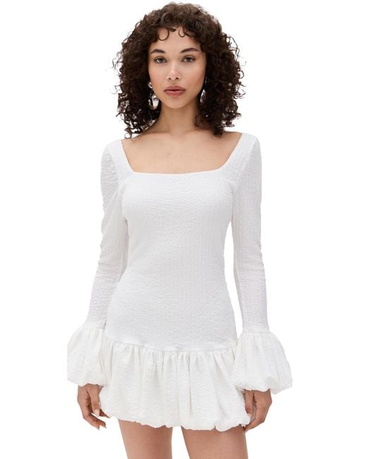 Black Halo Women's White Mirelli Mini Dress Black Halo Women's White Mirelli Mini Dress