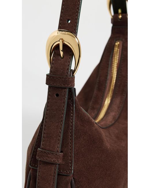 Staud Brown Pine Shoulder Bag