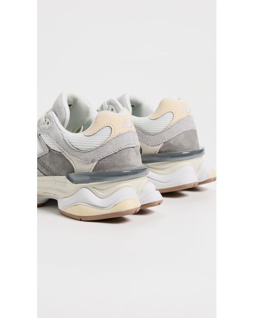 New Balance White 9060 Sneakers
