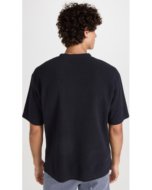 Theory Black Kyrie Surf Terry Tee for men