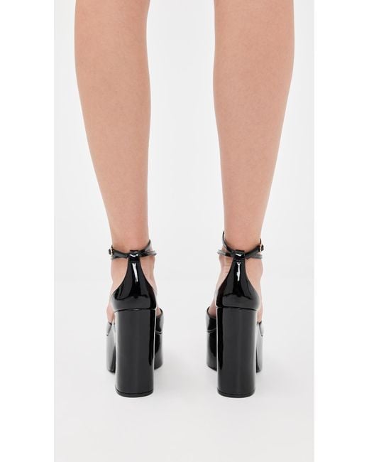 Alexandre Birman Black Thay Platform Heels