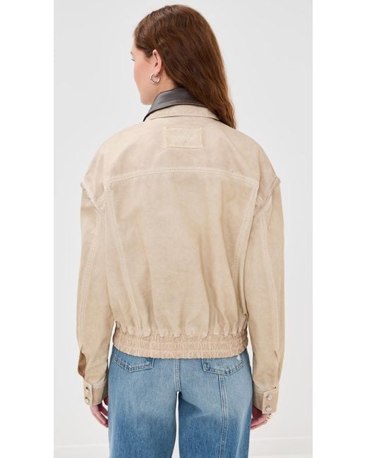 Halfboy Natural Jet Set Bomber Jacket