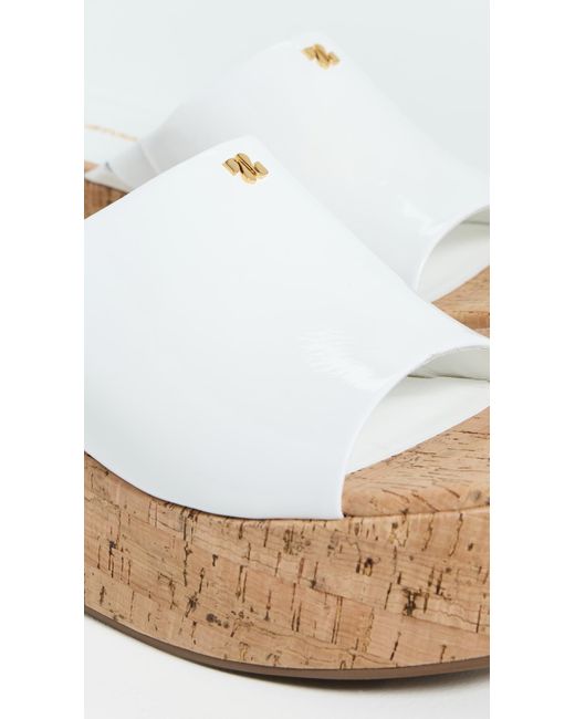 Larroude White Charli Sandals