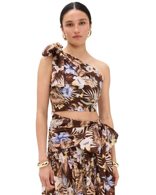 Zimmermann Black Coco Crop Bodice