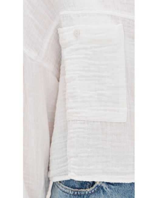 9seed White Formentera Top