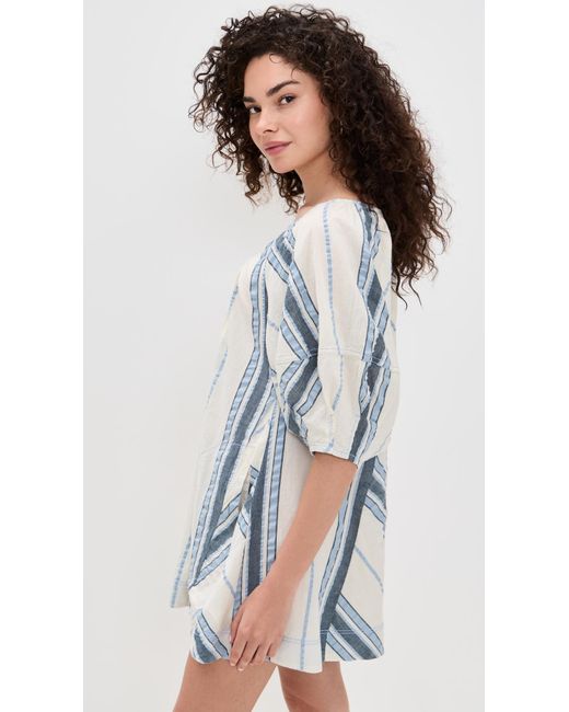 Free People White Bop Around Romper