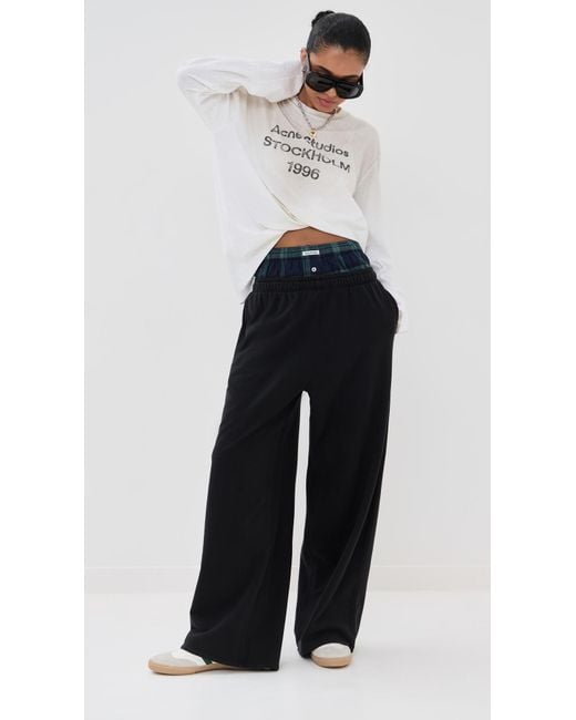 Acne Black Sweatpants