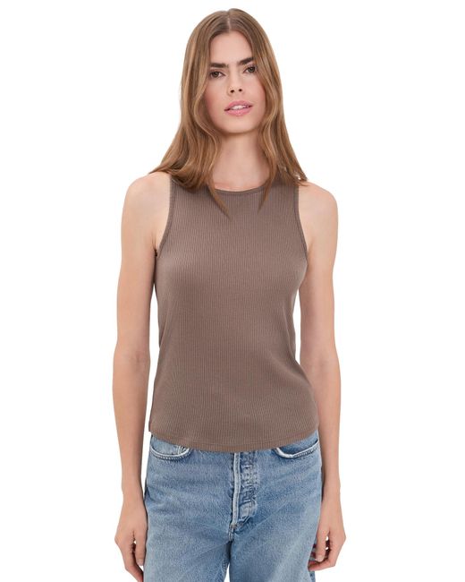 Vince Multicolor Rib Shell Tank