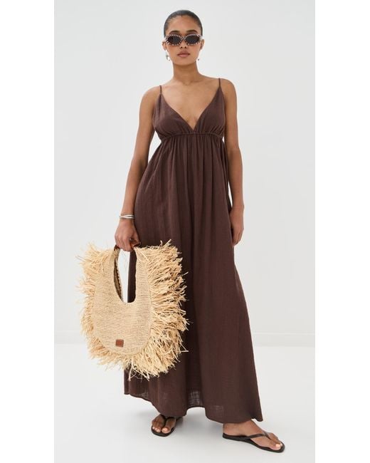 brown chiffon mini dress Sumiko Mini Dress in Flower Chiffon Brown , Long Sleeve , V Neck main image 0