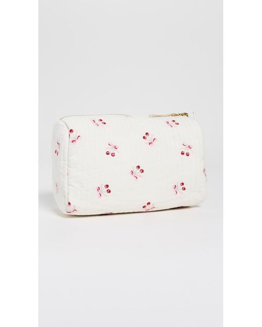 LoveShackFancy White Octavia Pouch