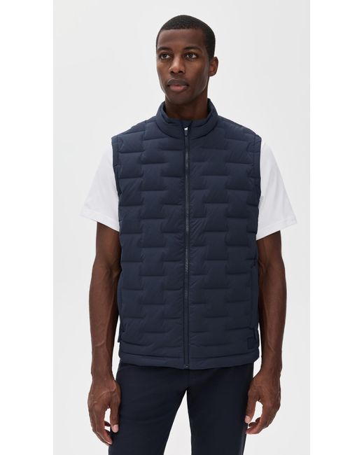 Rhone Blue Voyage Down Vest for men