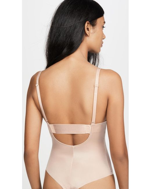 Spanx Natural Shape Suit Your Fancy Plunge Low-Back Thong Bodysuit