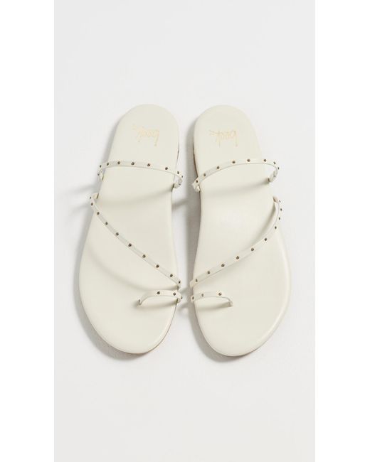 Beek White Ula Sandals