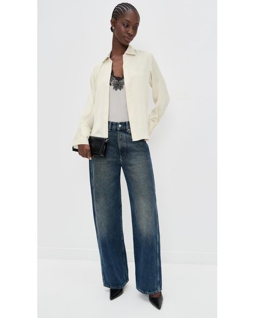 Rag & Bone Natural Venus Combo Cami Blouse