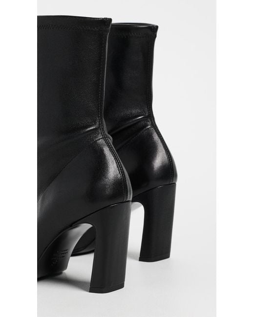 Stuart Weitzman Black Stassi Stretch Booties