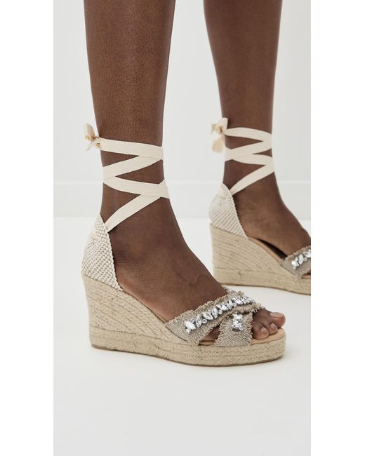 Manebí White Valenciana Gem Wedges