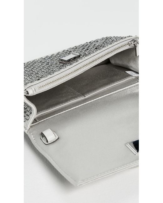 Tory Burch Multicolor Kira Satin Embellished Mini Top Handle Bag