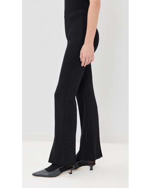 Rosetta Getty Black Split Vent Slim Pants